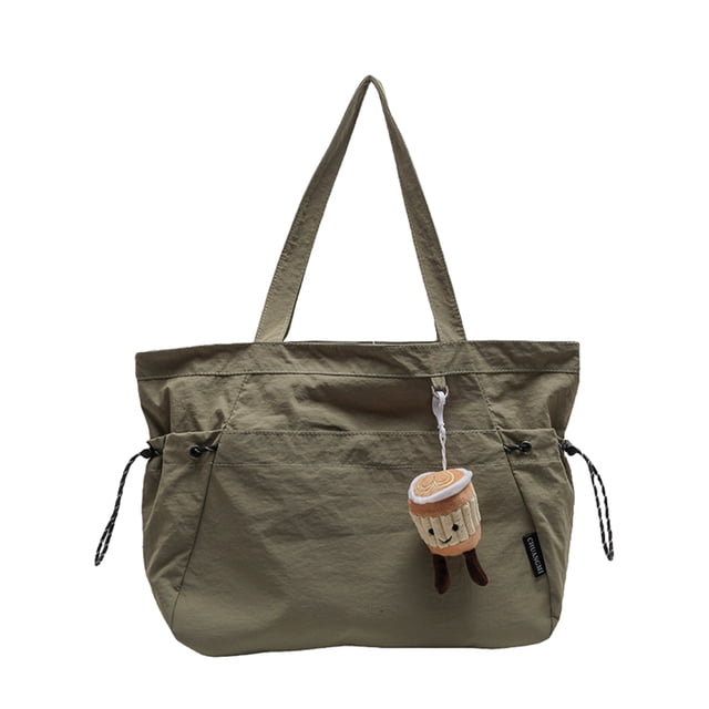 Bolso Hobo para Mujer Con Múltiples Bolsillos Asa Superior Nailon