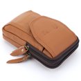 thumbnail image 5 of Bolsa de cambio para hombre, bolsa de bolsillo para monedas, billetera de piel de vaca, monedero con cremallera, bolsa para teléfono inteligente, 5 of 5