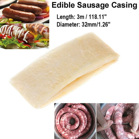 

3mX32mm Edible Sausage Packaging Tools Sausage Tube Casing for Sausage Maker
