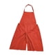 thumbnail image 5 of Delantal De Cerámica Con Bolsillos Para Mujer Delantal Con Pierna Dividida Para Alfareros Trabajos Artísticos Naranja, 5 of 8