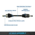thumbnail image 5 of Bodeman Front Left DriverSide CV Axle Shaft Assembly for 2002-2004 Mini Cooper Base Models w/ Manual Transmission, 5 of 7