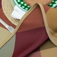thumbnail image 4 of 60" Round Polyester Plaid Tablecloth for Thanksgiving, Fall Table Cover Spillproof & Dust-Proof - Ideal for Indoor & Outdoor Use, 4 of 6