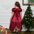 thumbnail image 3 of Girl Christmas Dress Long Sleeve Crew Neck A-Line Winter Dress Baby Christmas Outfit Little Girls Dresses 7-8 Years, 3 of 7