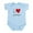 Sky Blue, variant on CafePress - I Love My Grampa Infant Bodysuit - Baby Light Bodysuit, Size Newborn - 24 Months