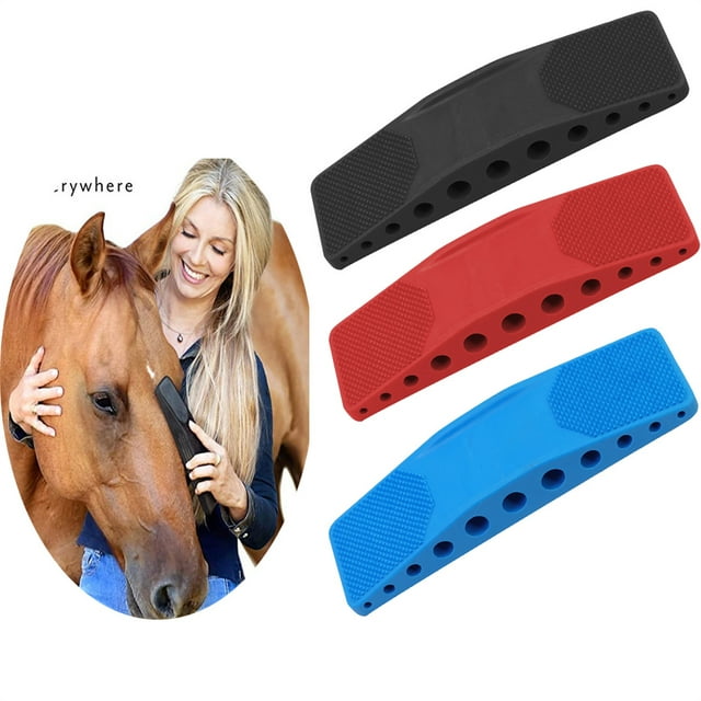 Herramienta de aseo suave para caballos, perros y gatos, herramienta para quitar el pelo, arreglar y quitar el pelo (3 unidades)