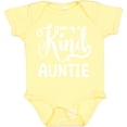 thumbnail image 3 of Inktastic Gift for Aunts | One of a Kind Auntie (white) Girls Baby Bodysuit, 3 of 5
