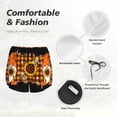 thumbnail image 6 of Haiem Sunflower Gnomes and Bees Women's 2 in 1 Running Shorts - Lightweight Athletic Workout Gym Yoga Breathable Sports Shorts Liner with Phone Pockets-Small, 6 of 9