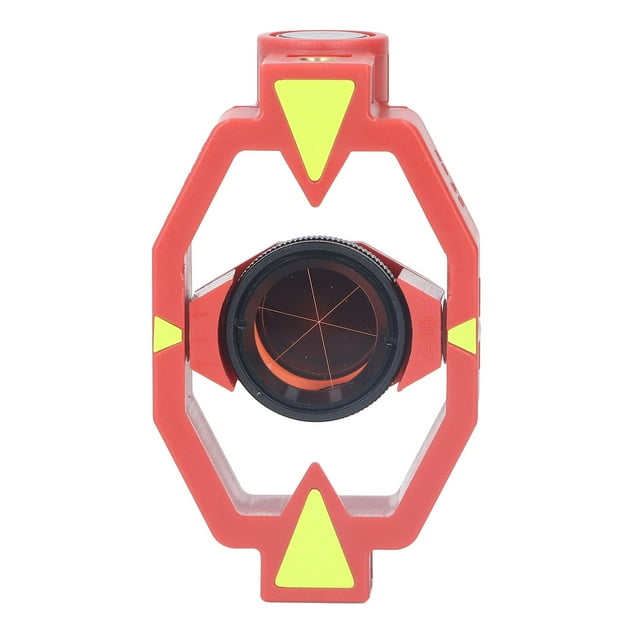 Survey Mini Prism, Constant -30mm Offset Bright Enhance Reflection Ability Wear Total Station Prism Wrapped Accurate Bubble for Tunnel