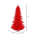 thumbnail image 2 of Vickerman 10' Red Fir Artificial Christmas Tree, Red Dura-lit LED Lights, 2 of 2