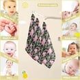 thumbnail image 3 of SKYSONIC Lovely Pigs Baby Muslin Washcloths Face Towel, 3 PCS Winter Snowflakes Burp Cloths Cotton Wipes Infant Wash Cloth for Newborn Boys Girls 12"x12", 3 of 7