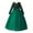 Green, variant on Fesfesfes Girls Dress Kids Long Sleeve Princess Dress Long Sequin Dress Dress