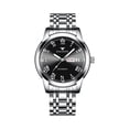thumbnail image 2 of Resicozy Unisex's Vintage Watch Elegant Fashion Casual Wrist Watch Stainless Steel Quartz Day Date Watch A, 2 of 3