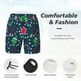 thumbnail image 5 of Lsque Mens Swim Trunks Christmas Pattern - Bathing Suit Compression Liner - Beach Swim Shorts Swimwear - (S-3XL) - Stretch Quick Dry -XX-Large, 5 of 9