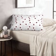 thumbnail image 6 of Rateoe Ladybugs Flying On Dotted Route Pattern Pillow Covers with Invisible Zipper(Pillows are not Included) Standard Pillowcases-16"x24", 6 of 6
