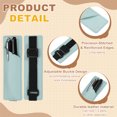thumbnail image 3 of Uxcell Elastic Band Pen Holder, PU Leather Pen Sleeve with Adjustable Elastic Band for Office Supplies Notebook Planner Journal Ballpoint Pencils Touch, Teal, 3 of 6