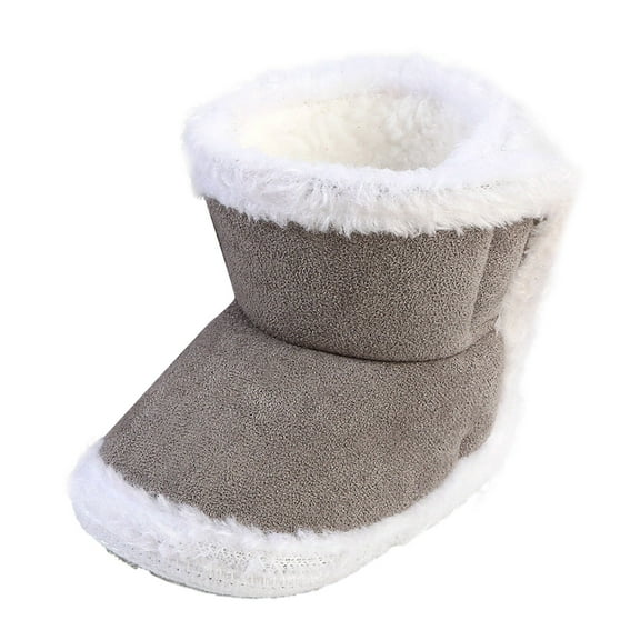 Baby Boots Soft Sole Fashion Warm Toddler Winter Clothes Baby Shoes 6-12 Months