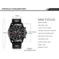 thumbnail image 6 of Mens Watch Casual Sports Watches (Chronograph/Waterproof/Luminous/Calendar) Silicon Band Fashion Quartz Watch for Men, 6 of 6
