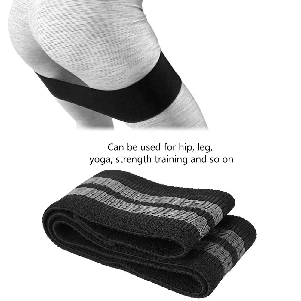 3 Colors Workout Bands, Pilates Flexbands Resistance Hip Glute Exercise