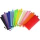 thumbnail image 2 of Bolsa de malla con cremallera para lápices, paquete de 10, multicolor, multiusos, para oficina, viajes, 10 colores, 2 of 5