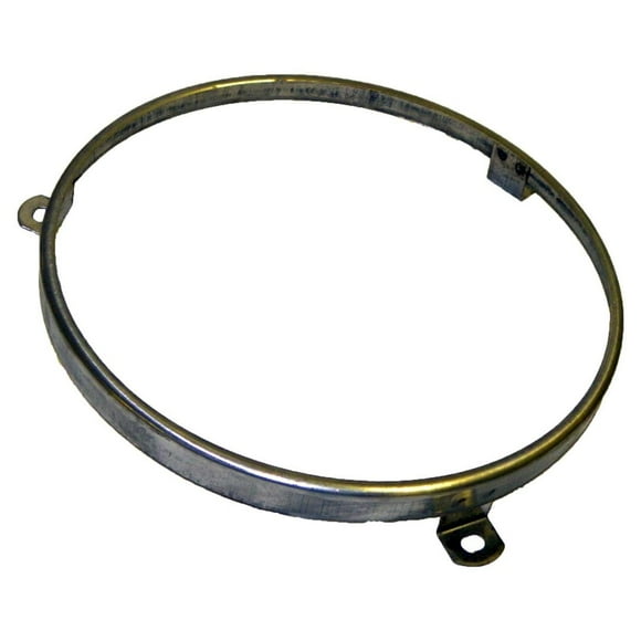 Crown Automotive Headlight Trim J8128749 Chrome; Steel; Single