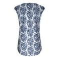 thumbnail image 6 of Summer Saving Usmisi Tank Tops Western Print V-Neck Sleeveless T Shirts for Women Button Down Plus Size Casual Tunic Vest Blouse Light Blue L Up to 65% off, 6 of 6