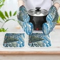 thumbnail image 6 of Funny Santa Claus Christmas Insulated Gloves And Pot Mats (four Piece Set), 6 of 6