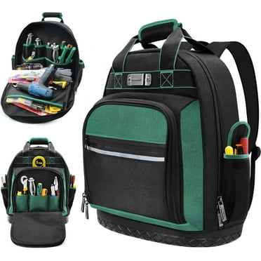 STEELHEAD 48-Pocket Heavy-Duty Tool Backpack, Padded Back Support ...