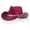 Hot Pink, variant on ZSQDM Cowboy Hat for Women and Men Men's And Women's Hats With Sequins And Pendants Tassels Fashionable Cowboy Hats Music And Dance Elegant Hats Womens Western Cowboy Hat，