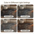 thumbnail image 7 of ODIKA 4'x6' Washable Area Rug Pet Friendly, Non-Shedding Dark Gothic Moonlit Castle Scene Haunting Landscape with Bats and Trees for Bedroom, Reading Nook, 7 of 7