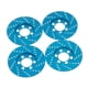 thumbnail image 1 of Calibrador de freno de ruedas RC Modelo de simulación de la aleación de aluminio Crawler Actualiza el reemplazo de estilo de automóvil para Axial SCX10 90048 Blue Pack of 4 Inevent HA012091-03, 1 of 7