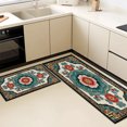 thumbnail image 5 of Floral Kitchen Rugs Sets of 3, Non Slip Kitchen Rugs and Mats Washable Farmhouse Kitchen Rugs Floral Kitchen Floor Mat Carpet Runner Rugs for Hallway Laundry Room, 5 of 12