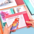 thumbnail image 2 of Potentate Watercolor Paper 300g 16 Sheets Wood Pulp Acid Free Sketchbook for Drawing Painting Color Pencil Book Art Supplies He Qiyong unisex, 2 of 2
