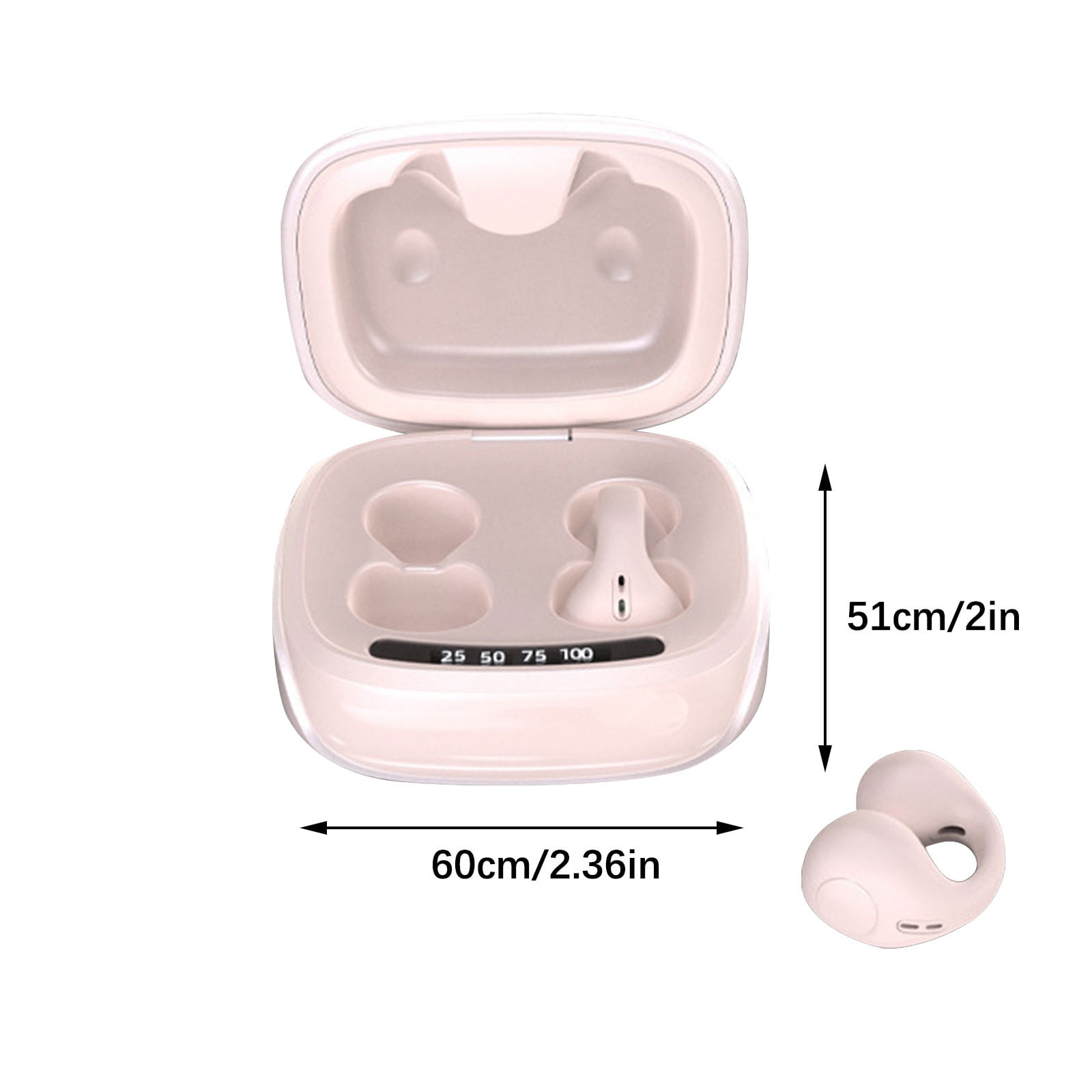 JX80 Wireless Bluetooth Earbuds with Noise Reduction, 5.3 HD