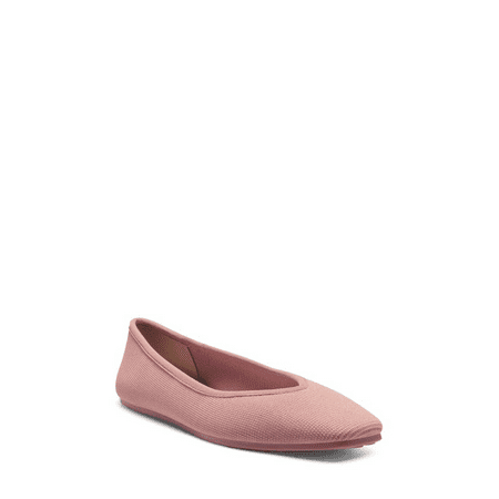 Louise Et Cie ALYAH Washable Knit Square-Toe Ballet Flats ROSINA (9.5, ROSINA)