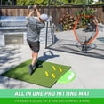 thumbnail image 2 of GoSports 5'x4' PRO Golf Practice Hitting Mat, Includes 5 Interchangeable Inserts, 2 of 7