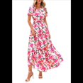 thumbnail image 3 of Vestido Bohemio Floral de Corta para Mujer Imagen 2, Talla XXL, 3 of 9