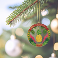 thumbnail image 2 of Island Heritage Metal Christmas Ornament Pineapple Plantation, 2 of 3