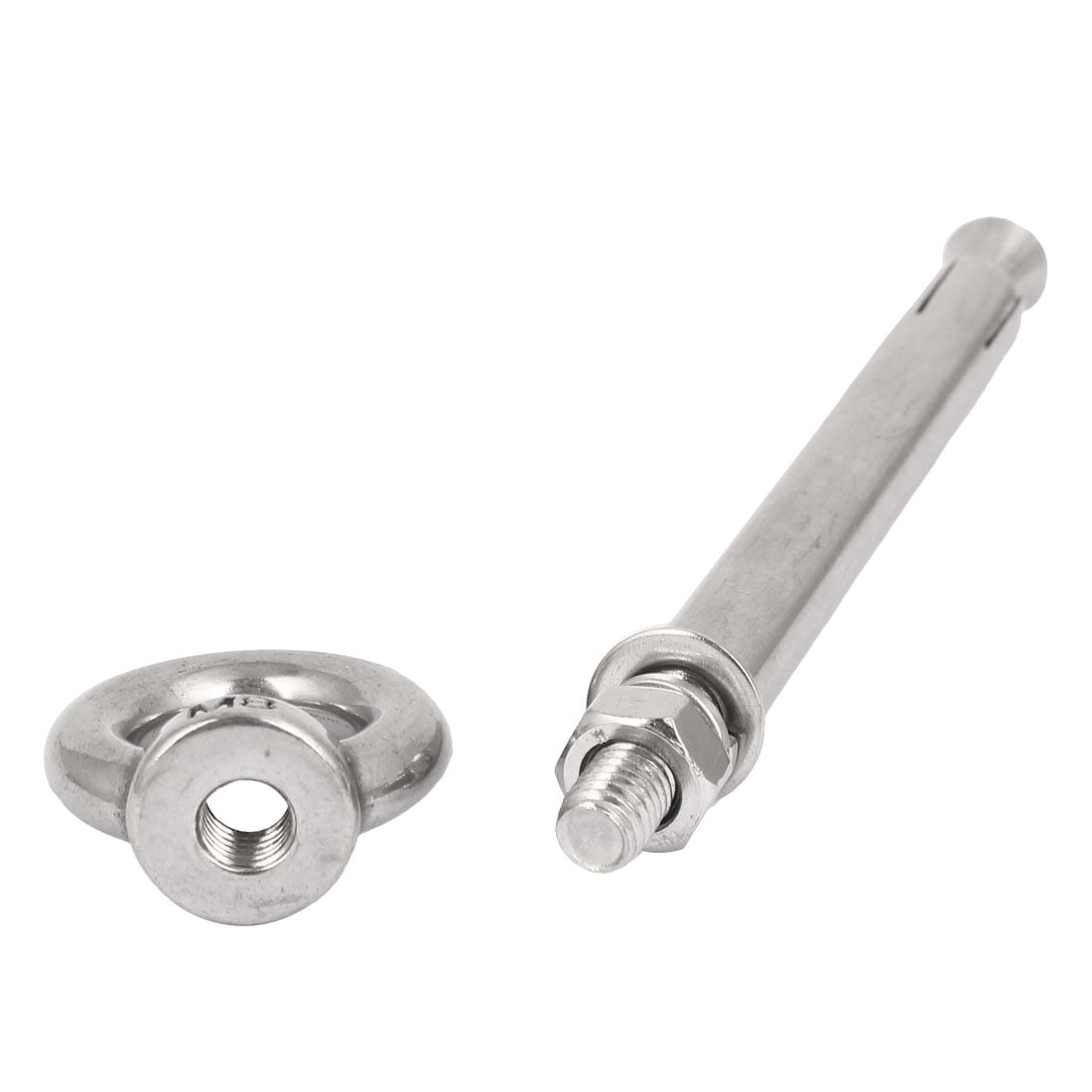 M8x120mm Expansion Screws Closed Hook Anchor Bolts 2pcs for Wall