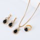 thumbnail image 3 of Xihbxyly Conjunto de Joyas de Gota de Agua, Impresionante Collar con Colgante, Elegantes Pendientes y Pulsera, Perfecto para Fiestas y Aniversarios, Regalo de San Valentín, Accesorio para Mujeres y N, 3 of 7