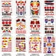 thumbnail image 3 of 1 Set Reflective Red Bull Stickers Helmet Motorcycle Racing Car Styling Decals, 3 of 4