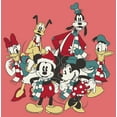 thumbnail image 2 of Boy's Mickey & Friends The Gangs Together For Holiday  Performance Graphic Tee Red Heather Medium, 2 of 4
