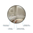 thumbnail image 4 of BEAUTYPEAK 18" Wall Mirror Bathroom Mirror Wall Mounted Round Mirror , Black, 4 of 8