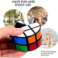 thumbnail image 4 of Cubo de Rubik redondo 2x3x3, juguete de rompecabezas de velocidad, cubo de Rubik de 66 mm, negro, regalo para niños, 4 of 5