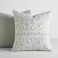thumbnail image 5 of 2-Pack Decor Throw Pillows in Cotton Slub Antique Floral and Acrylic Knit by Comfort Canopy, 5 of 11
