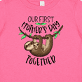 thumbnail image 4 of Inktastic Our 1st Mother's Day Together Cute Mom and Baby Sloth Boys or Girls Baby T-Shirt, 4 of 5