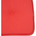 thumbnail image 5 of Non-Slip Tufted Chair Cushions for Dining Room, Kitchen and Office Use, U-Shaped Skid-Proof Seat Pad, 15x16 Inches, 6 Pack, Coral, 5 of 6
