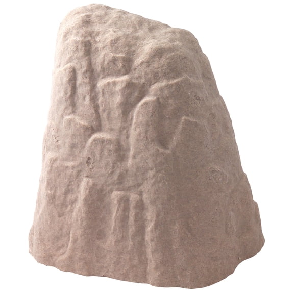 EMSCO Group Landscape Rock Natural Granite and Sandstone Appearance Utility Cover Lightweight Easy to Install