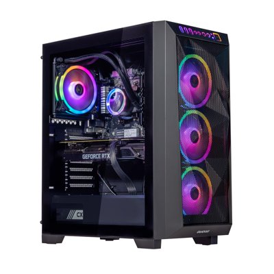 Velztorm Pilum Gaming Desktop PC (AMD Ryzen 7 - 5700X 8-Core, GeForce RTX 3050, 64GB RAM, 1TB PCIe SSD + 2TB HDD (3.5), HDMI, Display Port, Win 10 Home)