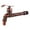 Red, variant on Almencla Carved Wall Mount Zinc Alloy Water Faucet for Outdoor Garden, Bathroom, Bathtub, Red