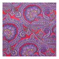 thumbnail image 1 of Wild Rag Purple Paisley Silk Scarf, 1 of 4